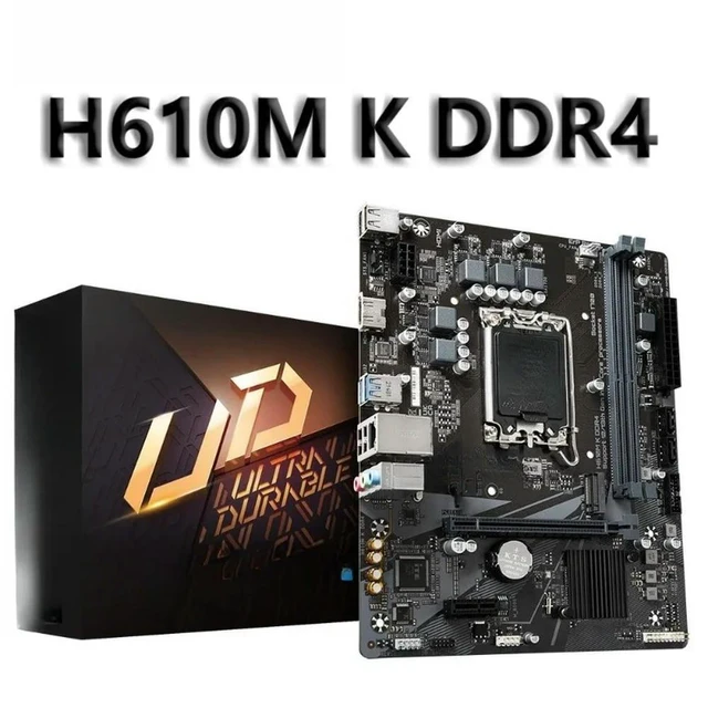 Alt view image 2 of 3 - For H610M-K DDR4 Main Board for I3/i5 Support 12/13/14 Generation