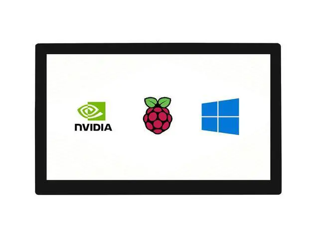 Alt view image 2 of 3 - 9inch QLED Dot Display, Capacitive Touch, 1280*720, G+G Toughened Glass Panel, Various Systems Support