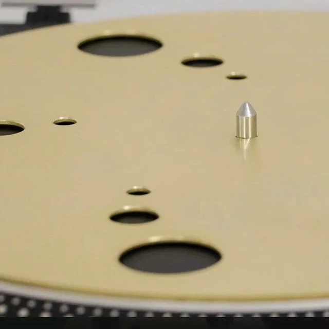 Alt view image 3 of 3 - For Pure Copper Vinyl Record Pad 12 Inches, Record Player Turntable Phonograph Pad