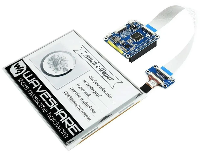 Alt view image 2 of 3 - 7.8inch E-Ink Display HAT 1872*1404 Resolution for Raspberry Pi Supermarket Price Tag