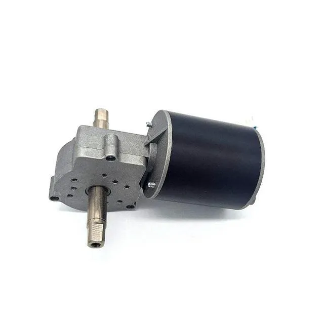 Alt view image 2 of 3 - For GBX25-76 Worm Reducer Steel Tube Motor Walking Bike Spinning Bicycle Decelerator Motor DC Micro