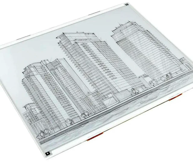Main image of 12.48 inch Epaper E-Ink Raw Display Black White Dual Color 1304*984 Resolution SPI Interface Without PCB