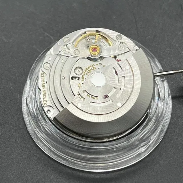 Alt view image 3 of 3 - For Watch Accessories 3135 Movement, Polished Blue Hairspring 116610