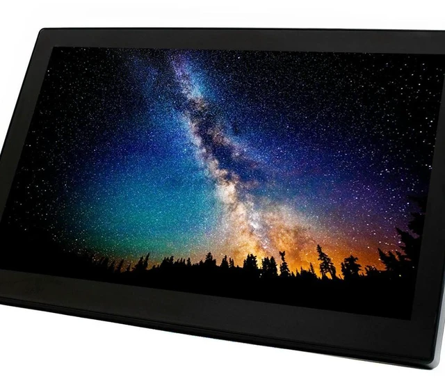 Main image of 13.3inch Capacitive Touch Screen LCD with Case V2, 1920*1080, IPS, Various Systems Support