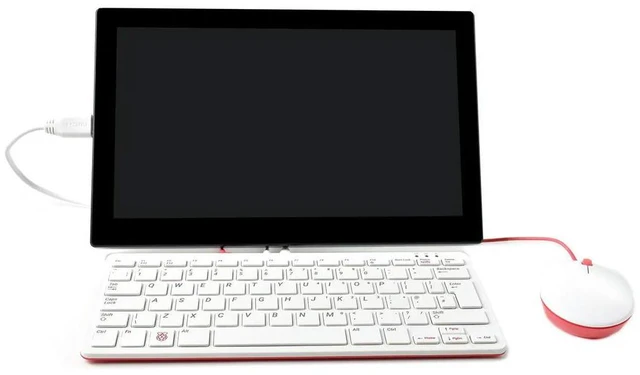 Main image of Raspberry Pi 400 Kit With 7inch IPS Touch Display 1024*600 Pixels Port