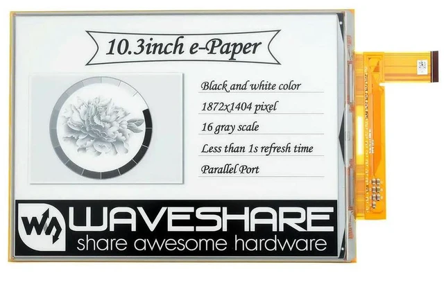 Alt view image 3 of 3 - 10.3 Inch Flexible E-Ink E Paper Raw Display 1872*1404 Parallel Port Without PCB for ebook Reader