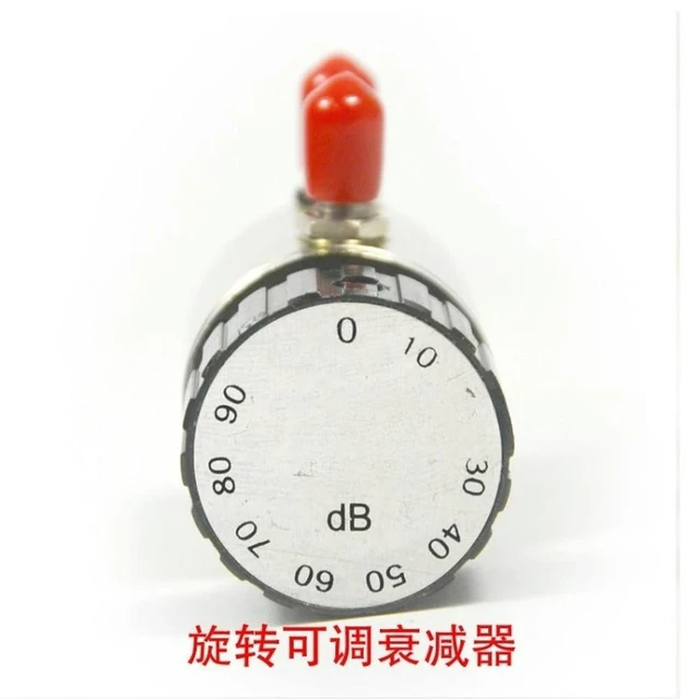 Alt view image 3 of 3 - For SMA Type KK Connector 90dB Attenuator 10dB Step 6G Rotary Button Switch Adjustable Attenuator, Single-strand Connector
