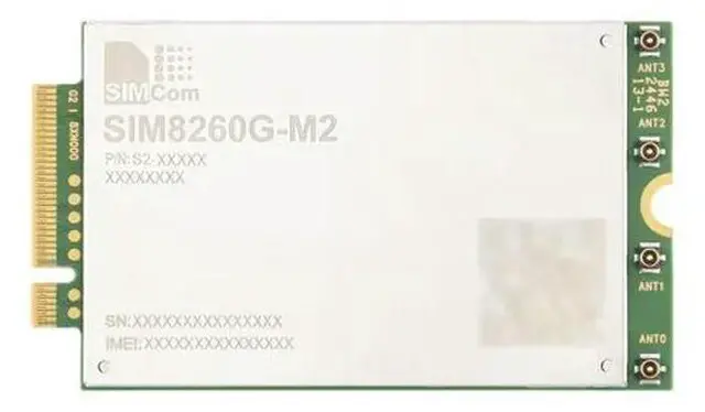 Main image of SIM8260G-M2 SIMCom 5G Sub-6G Module Based On Qualcomm Snapdragon X62, Adopts 3GPP 5G Release 16 Technology