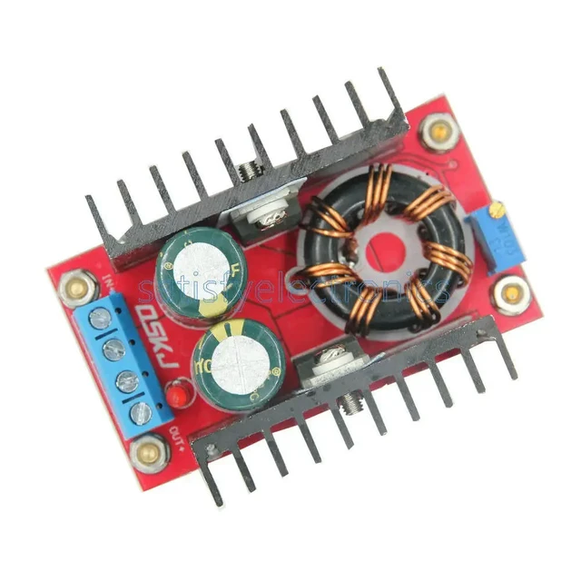 Alt view image 2 of 3 - XL4005 Adjustable Step-Down Power Supply Module 5A DC-DC Converter High Current Large Power Voltage Regulator