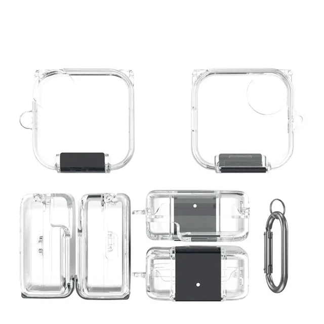 Alt view image 2 of 3 - Ring Charger Protective Case for Ring Gen 4 Shockproof and Dustproof Case with Hook Pink