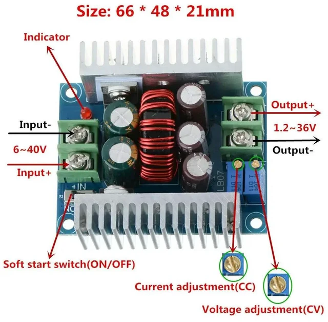Alt view image 3 of 3 - QC3.0 QC Adapter Tester Board for QC2.0 QC3.0 Fast Charge Fixed Voltage Test Board