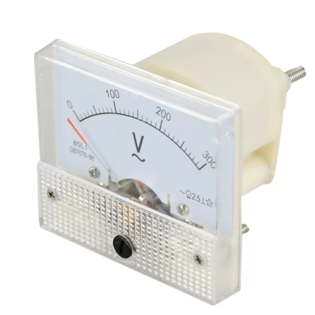 Alt view image 2 of 3 - Din Rail Single Phase Voltage Meter AC 40-500V Modular Voltmeter Gauge Indicator LED Digital Display Voltmeter,Transparent