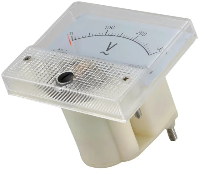Main image of Din Rail Single Phase Voltage Meter AC 40-500V Modular Voltmeter Gauge Indicator LED Digital Display Voltmeter,Transparent