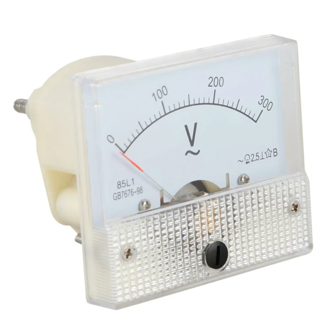 Alt view image 3 of 3 - Din Rail Single Phase Voltage Meter AC 40-500V Modular Voltmeter Gauge Indicator LED Digital Display Voltmeter,Transparent