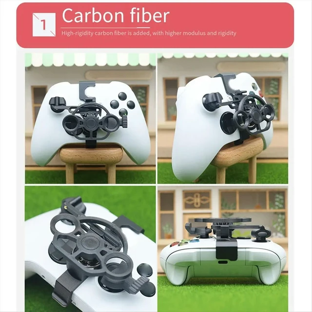 Alt view image 3 of 3 - 1 Pair Silicone Joystick Covers Non-Slip Controller Grips Cover with Adjustable Strap Anti-Fall for 3 VR C