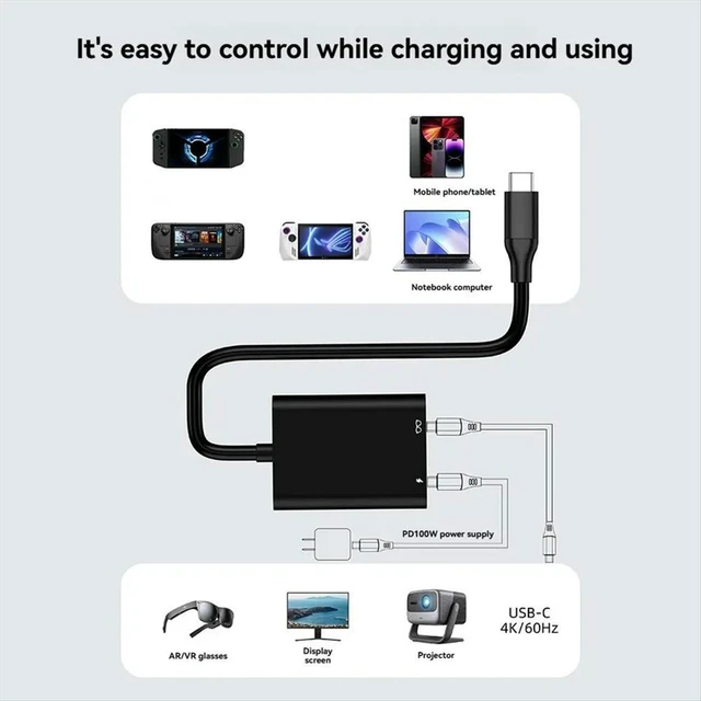 Alt view image 3 of 3 - Charging Box for DJl Action 5 Pro/4/3 / 360 Charge Hub 2-Slot Charging Case with Misro SD Card Slot