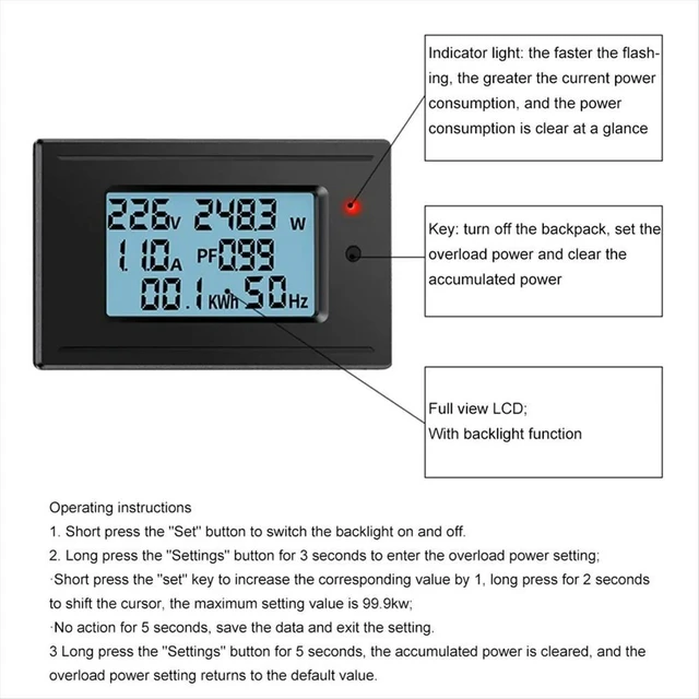 Main image of AC Power Failure Alarm 220V/380V, 3-Phase/Single-Phase Monitoring, DIN35mm Rail Mount Relay Dry Contact Output