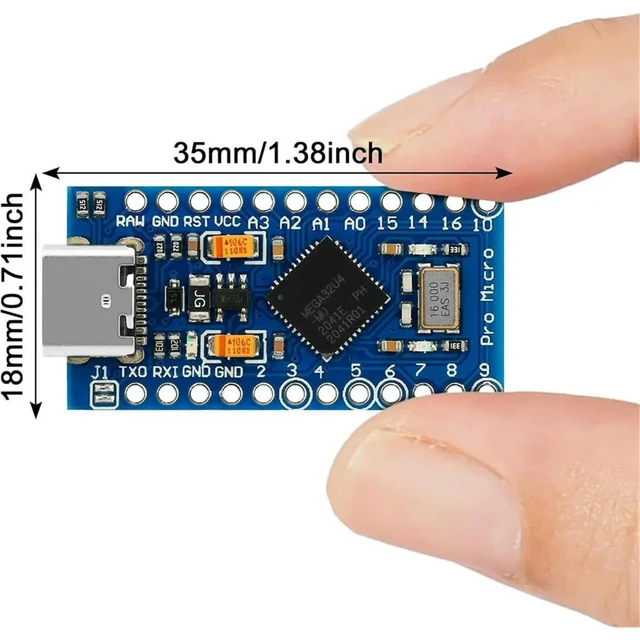 Alt view image 3 of 3 - Large Key USB Programmable Macro Keyboard 2 Key Button USB Mini Keyboard Copy Paste Mini Keyboard