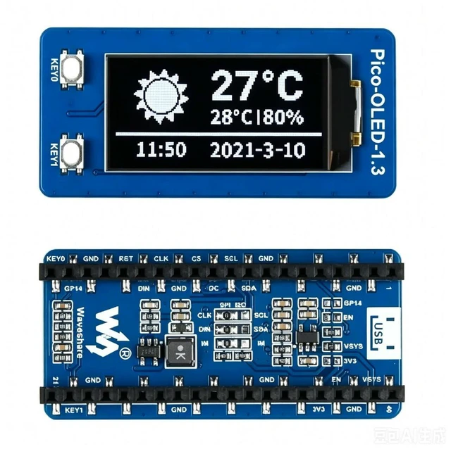 Main image of Wavesharev ESP32-S3 1.47" Display Development Board | 172x320 262K Color | 240MHz Bluetooth | RGB LED HMI IoT Module
