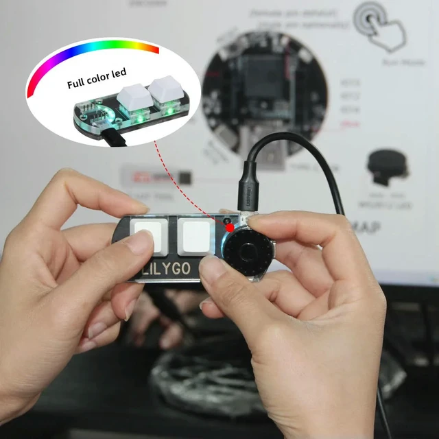 Alt view image 3 of 3 - LILYGO® T7 S3 ESP32-S3 Development Board Bluetooth 5.0 32-bit LX7 Dual-core ESP32-S3-WROOM-1 Module 8MB PSRAM 16MB Flash