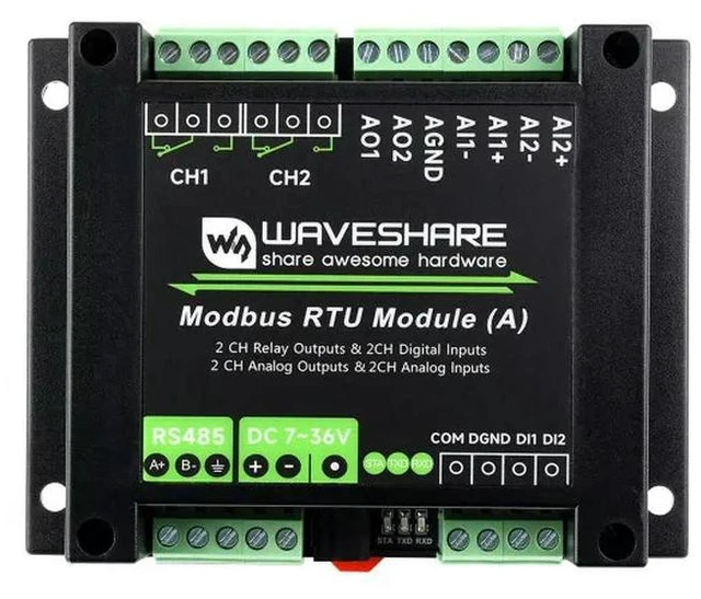 Alt view image 2 of 3 - ESP32-S3 Module Relay 1 Channel RS485 Bluetooth Switch Industrial Automation DIN Rail Case Isolated Protection Board