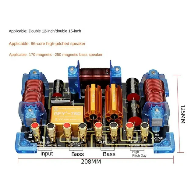 Alt view image 2 of 3 - MA5332MS 2x200w Stereo Class D Dual Channel High Digital Power Amplifier Board