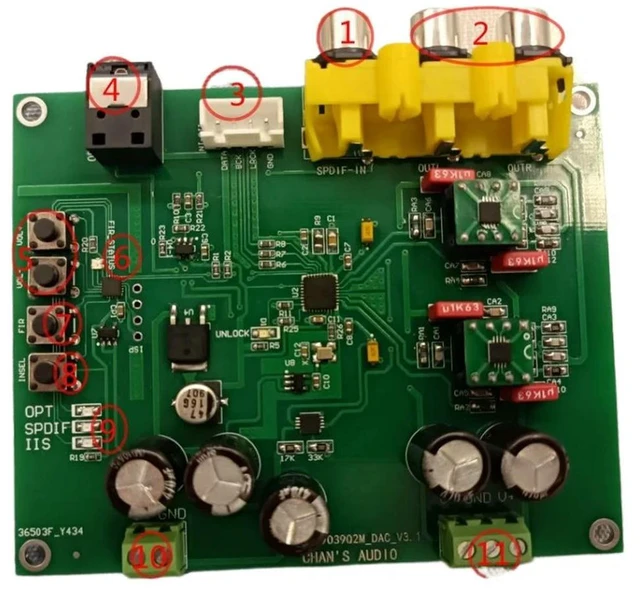 Main image of TPA3255 Four-Channel High-Power Digital Class D DC24-48V Power Amplifier Board