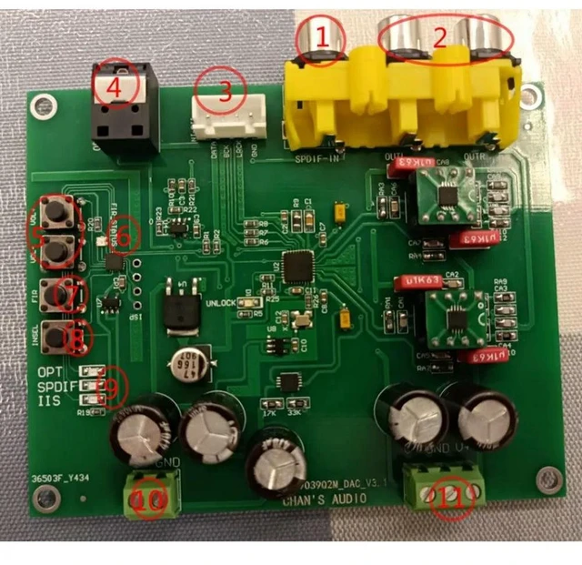 Alt view image 3 of 3 - TPA3255 Four-Channel High-Power Digital Class D DC24-48V Power Amplifier Board