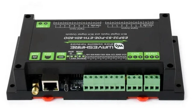 Main image of 7" IPS Touch Screen ESP32-S3 Dev Board AI Voice Control 800x480 5-Point Touch Wi-Fi BLE 5