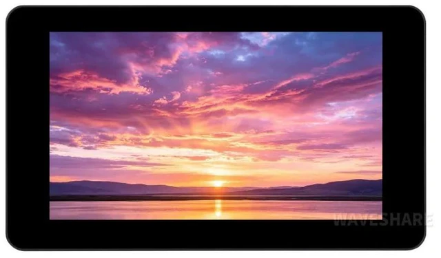 Alt view image 3 of 3 - Waveshare 5inch Capacitive Touch AMOLED Display, 960×544, HDMI, Optical Bonding Toughened Glass Cover