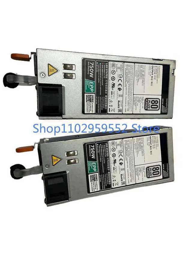 Alt view image 3 of 4 - 1Pcs for R740 R640 T640 R540 750W Power Supply 0W8R3C