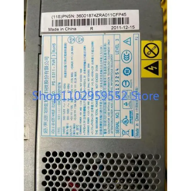 Alt view image 2 of 2 - 1pcs For PS-5311-7VR 3 36001874 Desktop Computer 24 Pin 310W Power Supply Kit