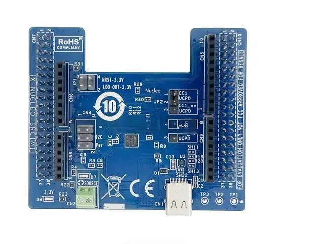 Alt view image 4 of 6 - X-NUCLEO-SRC1M1 Type-C Power Delivery (SINK) Expansion Board