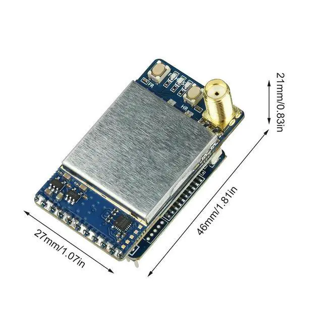 Alt view image 6 of 6 - VRX-3301 3.3GHz FPV Video Receiver Module 64-Channel Analog Transmission for FatShark Goggles with Anti-Interference