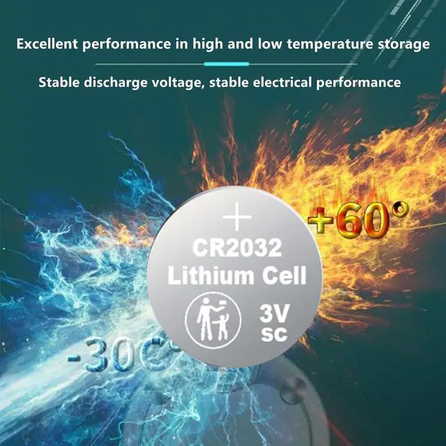Alt view image 6 of 7 - Nightkonic 50 pcs Pack - CR2032 3v Lithium Button Cell Coin 2032 Battery | Long-Lasting CR2032 batteries