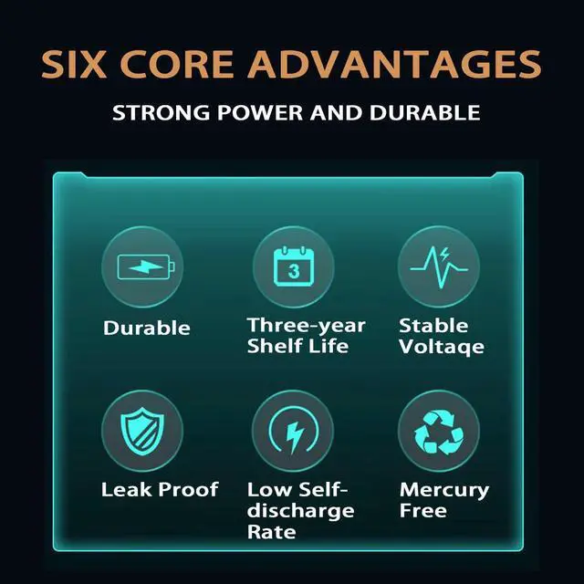 Alt view image 2 of 7 - JUNINXIU L1154f Battery AG13 Battery LR44 Batteries L1154 SR44 A76 Button L1154h Button Batteries Alkaline Coin Cell (10 Count)
