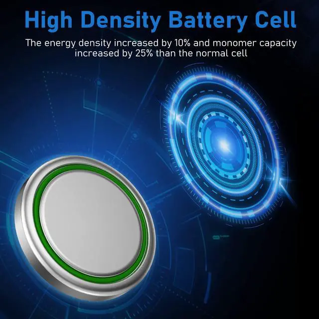 Alt view image 2 of 7 - POWEROWL High Capacity LR1130 AG10 Batteries 30 Pack, SG10 389 189 Premium Alkaline Battery 1.5V Button Coin Cell Batteries