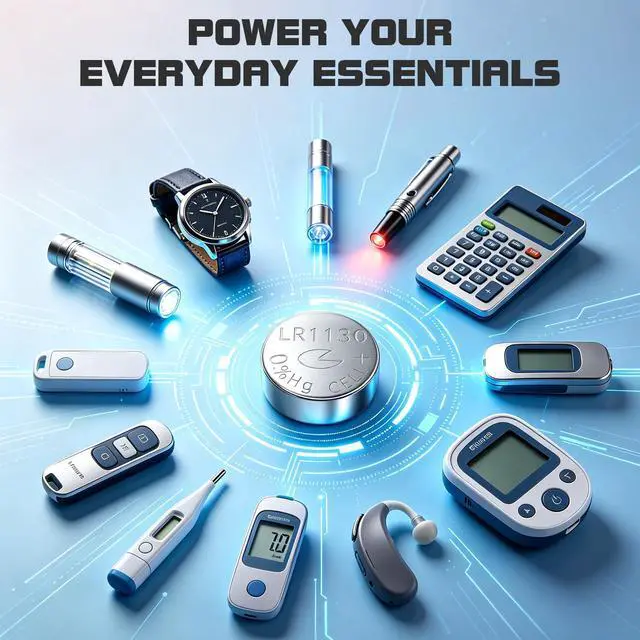 Alt view image 3 of 6 - Fuspower LR1130 Watch Battery 1.5V: 389 390 Alkaline Batteries 10 Pack - LR54 Button Coin Cell for Calculator Everyday Replacement - Father's Day Laser Pointers Graduation