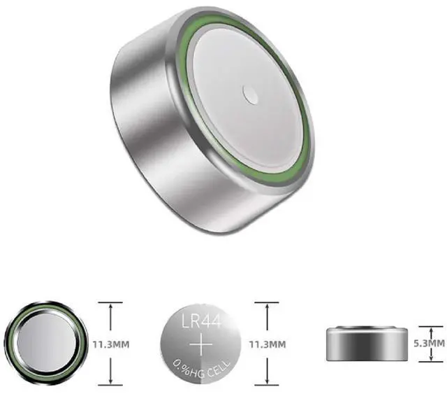 Alt view image 2 of 5 - Cotchear 10pcs LR44 Batteries AG13 Button Cell Battery L1154 Battery 1.5V G13 357 303 SR44 LR1154 Button Coin Batteries