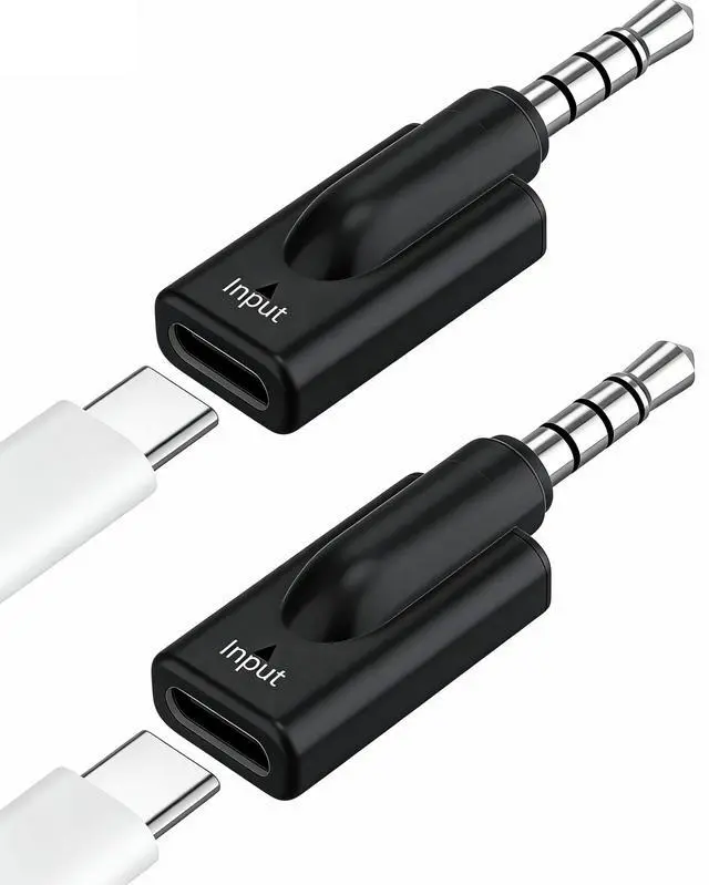 Main image of USB C to 3.5 mm Headphone Jack Adapter,Type C Female to 3.5mm Aux Adapter | Aux Dongle for MP3 CD Players Tablet Earphone Earbuds Accessories Connector Car Stereo USBC Connect Smartphone Black