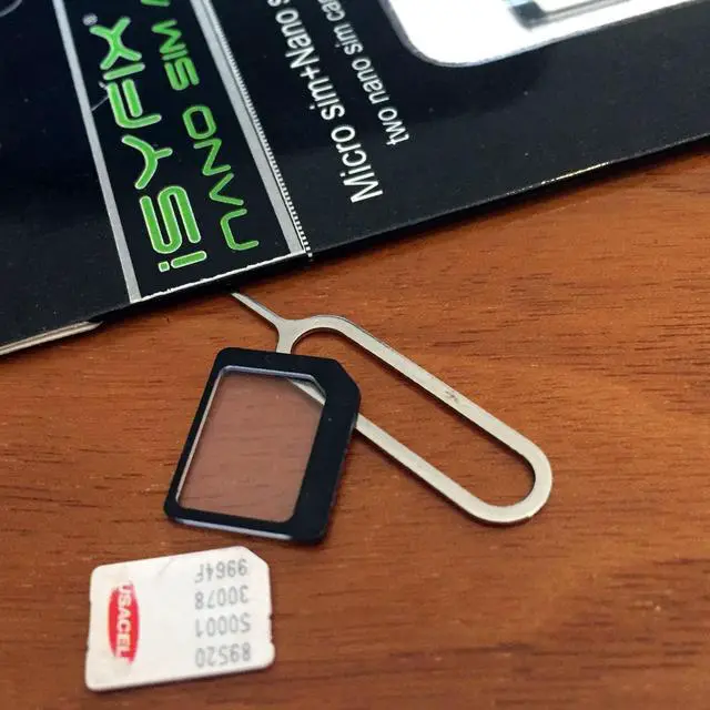 Alt view image 4 of 6 - iSYFIX Sim Card Adapter Nano Micro | Standard 4 in 1 Converter Kit with Steel Tray Eject Pin