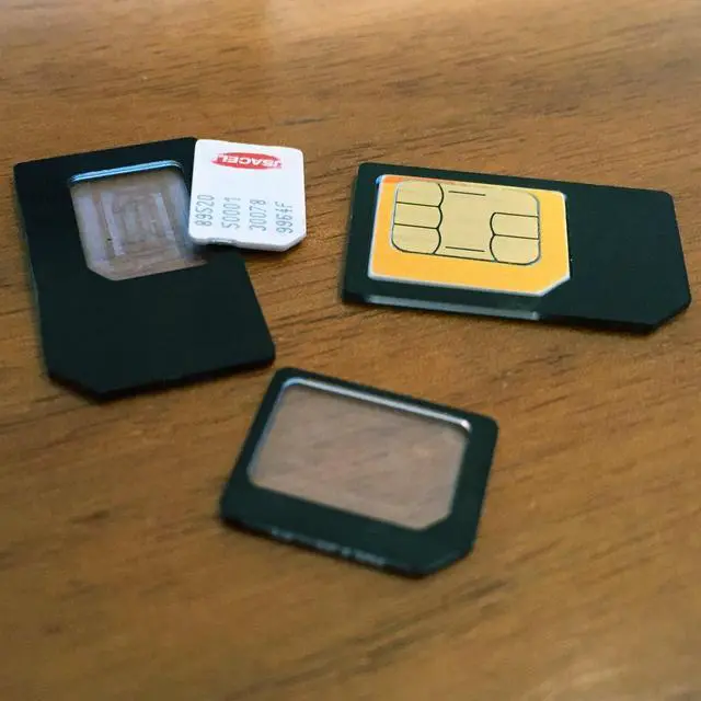 Alt view image 2 of 6 - iSYFIX Sim Card Adapter Nano Micro | Standard 4 in 1 Converter Kit with Steel Tray Eject Pin