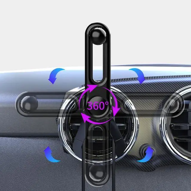 Alt view image 4 of 5 - RecDec 2 Pack Car Magnetic Phone Holder Extension Arm Adapter with 17mm Ball Head Joint Socket for MagSafe Car Mount Charger Magnetic Wireless Car Charger Magnetic Car Mount Phone Stand
