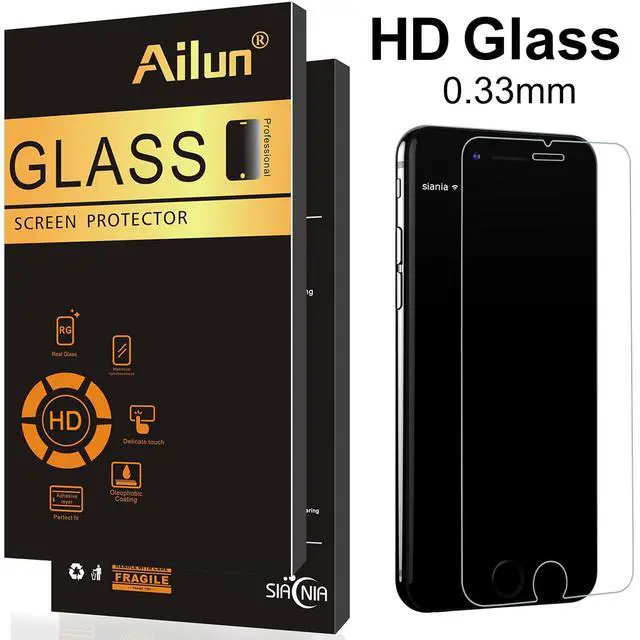 Alt view image 2 of 7 - Ailun 3 Pack Screen Protector for Apple iPhone 8,7,6s,6, 4.7 Inch | 2.5D Edge, Tempered Glass, Case Friendly