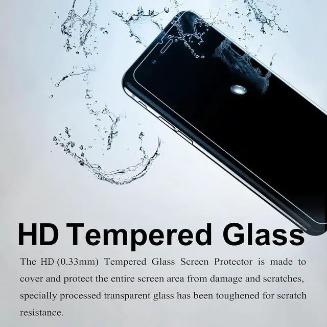 Alt view image 4 of 7 - Ailun 3 Pack Screen Protector for Apple iPhone 8,7,6s,6, 4.7 Inch | 2.5D Edge, Tempered Glass, Case Friendly