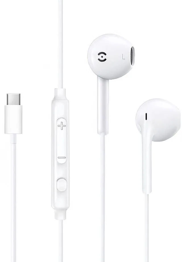 Main image of MAS CARNEY USB C Headphones Wired TH7,Type C Earbuds with Mic,USBC Earphones Compatible with Apple iPhone 15 16 17 iPad Pro, Samsung Galaxy S26 S25 A53,Google Pixel,PS4
