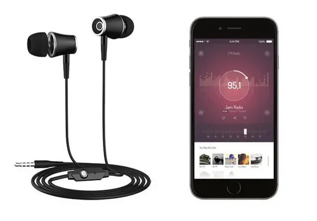 Alt view image 3 of 5 - Earphone Compatible with Amazon Fire HD 10, HD 8 Earbuds Compatible with Sony Xperia XA1 Ultra Mic in-Ear Stereo Headset