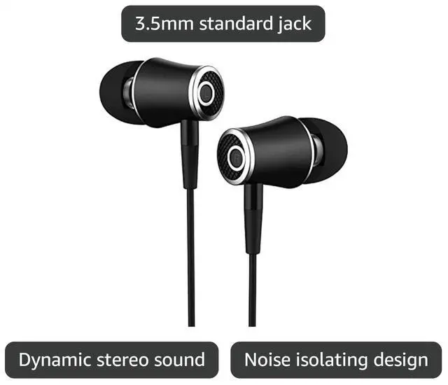 Alt view image 2 of 5 - Earphone Compatible with Amazon Fire HD 10, HD 8 Earbuds Compatible with Sony Xperia XA1 Ultra Mic in-Ear Stereo Headset