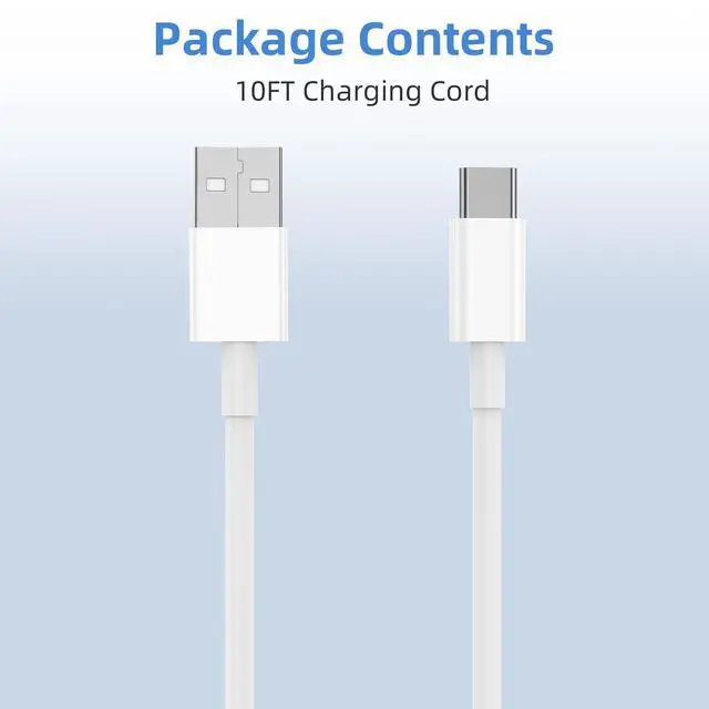 Alt view image 6 of 7 - USB to USB C Cable, Car Carplay Long Cable for iPhone 17 Charger Cord 10FT | 2-Pack USB A toType C Carplay Cord for Apple 17/17e/Air/16/15 Pro/Pro Max for iPad, Car Charger Cable Charging Wire