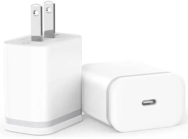Main image of 20W USB C Fast Charger Block, Type-C Wall Charger Plug Portable Power Adapter Compatible with iPhone 17 16 15 14 13 12 11 Pro Max XS XR SE 8 7 6, iPad mini Air